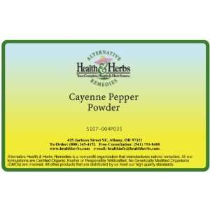   Health & Herbs Remedies Cayenne Pepper Powder, 35 Hu Co , 4 Ounce Bag
