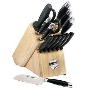  KitchenAid Cooks Series 14 Piece Cutlery Block Set with 