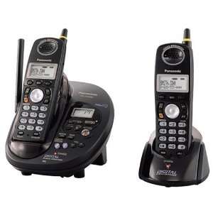    Handset Cordless Phone System with Digital Answering System   Black