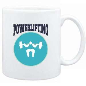  Mug White  Powerlifting PIN   SIGN / USA  Sports Sports 
