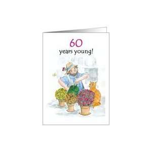  60th Birthday Card for a Man   Jolly Gardener Card Toys & Games