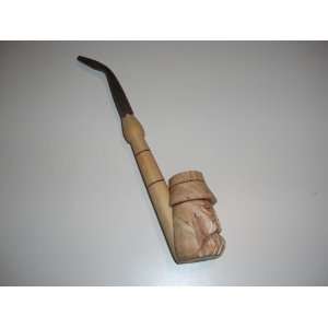  Wooden Hand Carved Tobacco Smoking Pipe 