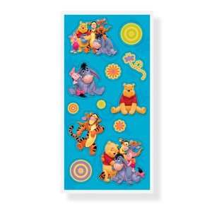  Poohs Time Together Stickers   4 Sheets Toys & Games