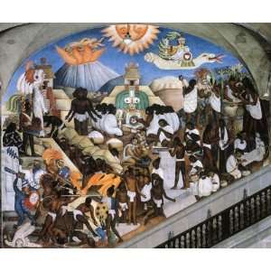 com FRAMED oil paintings   Diego Rivera   24 x 20 inches   he History 