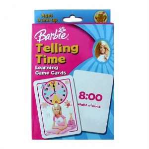  Barbie Telling Time Learning Game Cards Toys & Games