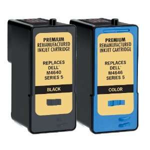   Dell Series 5 (M4640/M4646) Black and Color 2 Pack (Combo) Inkjet
