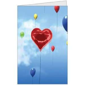 Anniversary Love Romantic Just Because Heart Balloons Birthday (5x7 