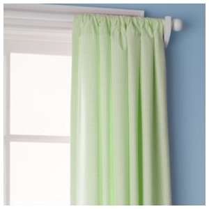 Kids Curtains Kids Green Small Gingham Check Curtain Panels  