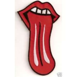  TONGUE Embroidered Cool Funny Biker Fun NEW Vest Patch 