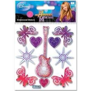 Disney Hannah Montana Dimensional Sticker Guitar & [Office 