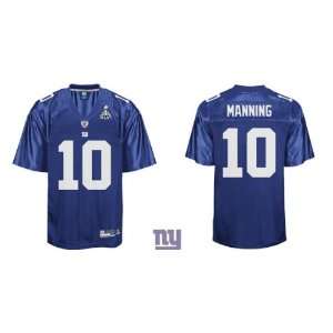 Eli Manning Giants #10 Authentic Blue NFL Jersey (2012 Super Bowl XLVI 