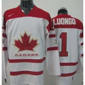  New Canadiens Team Jersey #1 Luongo White Hockey Jersey 