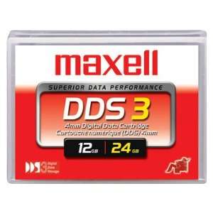 Maxell 4 Mm 125 Meter 12 Gb Dds 3 Data Cartridge 