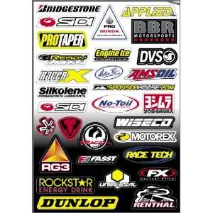    Factory Effex Sponsor Sticker Kits Sponsor Kit D Automotive