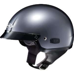  HJC IS 2 Solid Half DOT Motorcycle Helmet Anthracite 