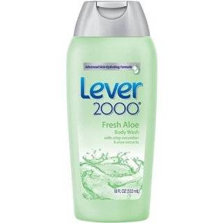  Lever 2000 Body Wash, Pure Rain, 18 Ounce Bottles (Pack of 