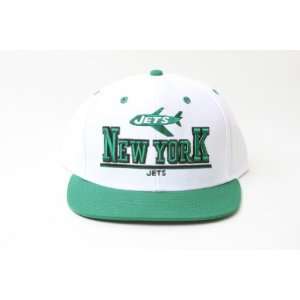   NFL New York Jets 3D Snapback Hat  White and Green