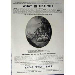   1912 ADVERTISEMENT SCRUBBS AMMONIA ENOS FRUIT SALT