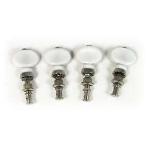  4pc. Chrome Friction style Ukulele Tuners with Pearloid 
