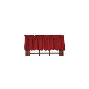 Victorian Heart British Red Solid Country Valance 