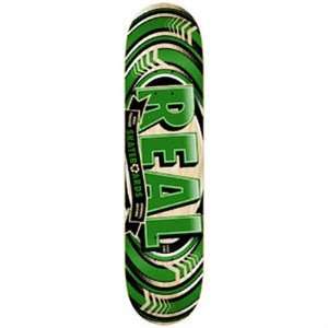  Real Renewal Green Logo 8.0 Skateboard Deck Sports 