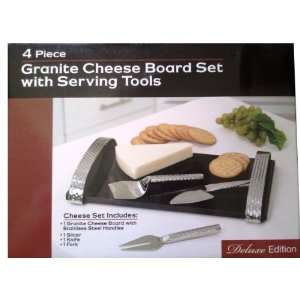   Granite Cheese Board Set ~ Serving Tools Included