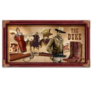  John Wayne Western Essentials Wall Decor With Pistol, Boots 