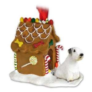   Sealyham Terrier Ginger Bread House Christmas Ornament