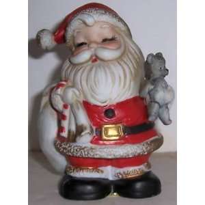  Vintage Santa Claus Ceramic Bank 