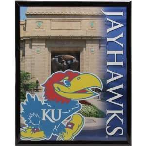  Kansas Jayhawks 8 x 10 Campus Framed Photograph 