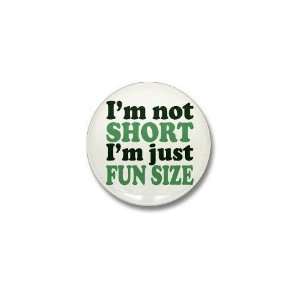  Im not short Funny Mini Button by  Patio, Lawn 