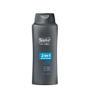 Suave Professionals mens, shampoo & conditioner, 2 in 1 ocean charge 