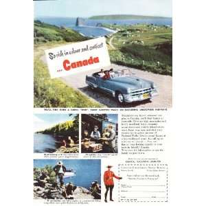  1951 Ad Canada Vacation Vintage Travel Print Ad 