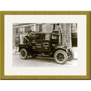   /Matted Print 17x23, Giffel Sales Co. Wrecker Service