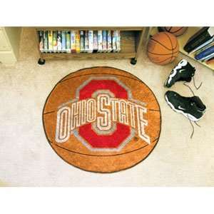  Ohio State Buckeyes NCAA Basketball Round Floor Mat 