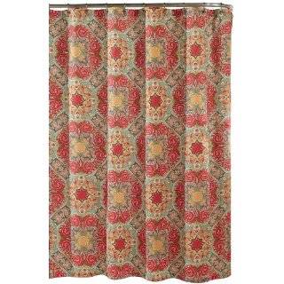 style Kashmir Shower Curtain, Ruby