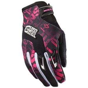  Answer Racing Womens Mode Gloves   Small/Black/Pink 