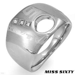   Stainless Steel. Total Item Weight 10.4G   Size 6 MISS SIXTY Jewelry