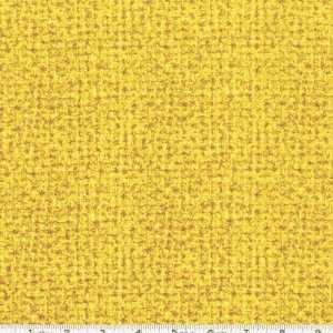  42 Wide Hopscotch Flannel Yellow Fabric By The Yard 