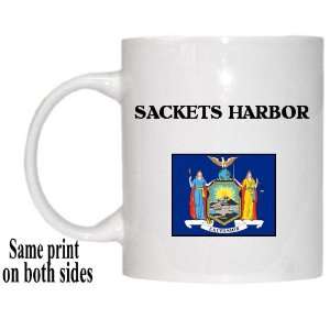    US State Flag   SACKETS HARBOR, New York (NY) Mug 
