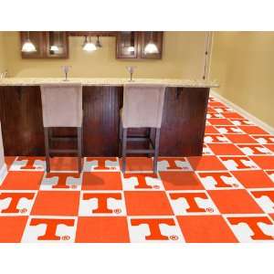   NCAA 18 Tennessee Volunteers Carpet Floor Tiles Covers 45 Square Ft