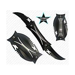  BATTLE HAWK Twin Lock Blade (Black)