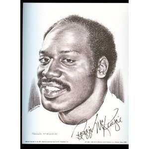  1974 Reggie McKenzie Buffalo Bills Lithograph Sports 
