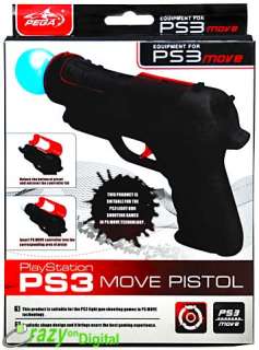 Gun Pistol Motion Controller for Playstation PS3 Move  