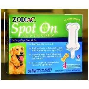  Zodiac Spot On Flea & Tick Control For Dogs 4 Pk. Kitchen 