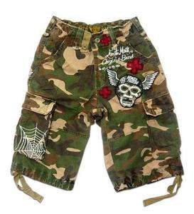 Minute Mirth Cargo Shorts (VARIOUS SIZES) camouflage BROWN Lightning 