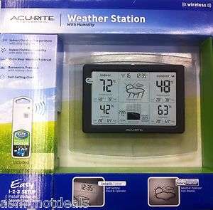 Acu Rite 01033 W Digital Weather Station Forecast Temperature Humidity 