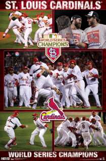 St. Louis Cardinals 2011 World Series CELEBRATION Commemorative Poster 