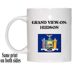  US State Flag   GRAND VIEW ON HUDSON, New York (NY) Mug 