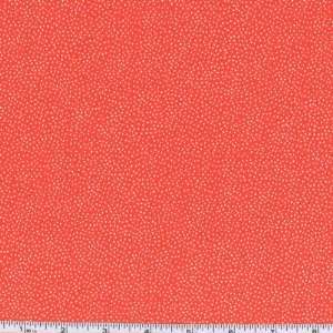  45 Wide Paper Dolls Dot Red Orange Fabric By The Yard 
